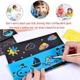 thumbnail image 4 of maskred 50pcs Scratch Art Paper for Kids DIY Rainbow Scratch Art Notes Paper Scratch Art Notes Paper Boards Colorful1, 4 of 6