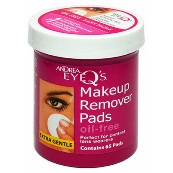 Andrea Ultra Quick Face Eye Brows  Easy Use Makeup Removal Corrector & Moisture Disposable Pads 2 PACK