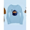 thumbnail image 3 of Scary Hairy Monster Long Sleeve Toddler -Image by Shutterstock,  2 Toddler, 3 of 4