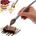 thumbnail image 2 of Ludlz Culinary Precision Drawing Decorating Spoon , Saucier Drizzle Spoons,Professional DIY Chocolate Spoon Filter Spoons,Plating Decorating Pencil Spoon for Decorative Plates, 2 of 2