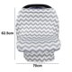 thumbnail image 2 of Cubierta para el cuidado de la lactancia, cubierta para asiento de coche de bebé multiusos de algodón súper suave, dosel, 2 of 5