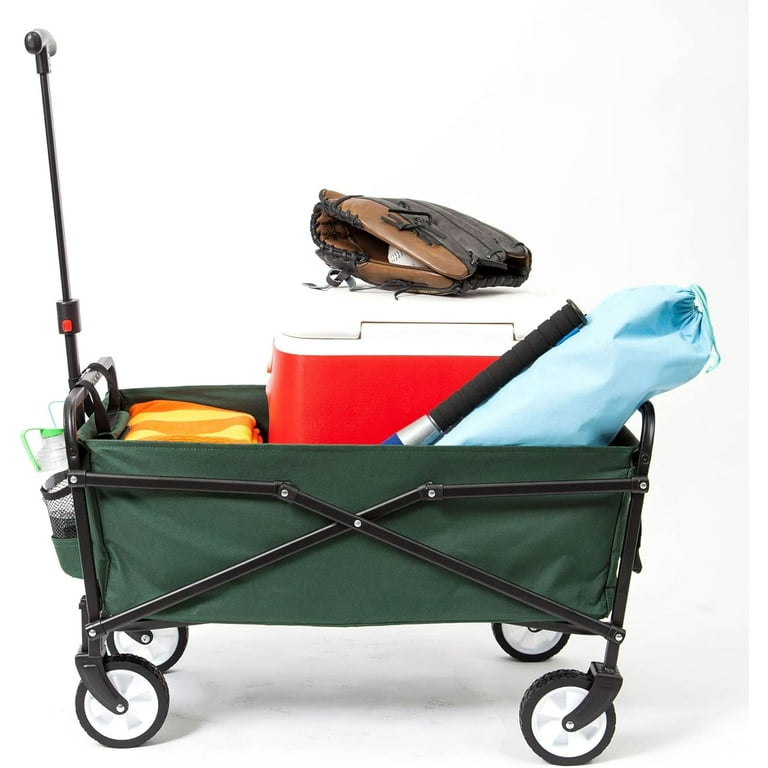 SEINA 150 lbs. Capacity Manual Folding Utility Beach Wagon Outdoor