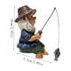 thumbnail image 3 of Decoracion de Jardin Ganfancp Adorno de Resina de Pesca Elfo Pescador para Exterior, 3 of 7