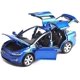thumbnail image 1 of Modelo de coche a escala 1:32 X90 Tesla aleación 1/32 modelo de coche fundido a presión con sonido y luz, modelo de coche de juguete, colección de juguetes para niños (azul), 1 of 1