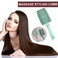 thumbnail image 3 of Ygjytge Peine Para Masaje Del Cuero Cabelludo, Cerdas Para Mujer, Cepillo Para Desenredar El Cabello Rizado, Salón (Verde) Ygjytge Para estrenar, 3 of 8