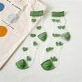 thumbnail image 1 of Chaussettes pour Filles Mode Femmes Maille Dames Respirabilité Patchwork Fines Bas pour Femmes en Solde, 1 of 4