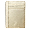 thumbnail image 1 of PEACNNG RFID Blocking Slim Wallet with ID Window  Minimalist Pocket Card Holder for Men & Women, 1 of 7