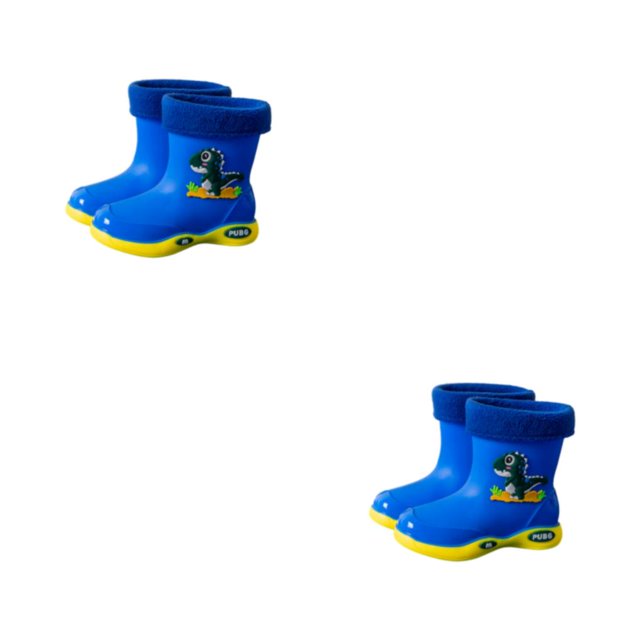 Bewildely Botas de lluvia ligeras con suela antideslizante: manténgase seguro y elegante a prueba de agua Type2 NO2