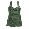 thumbnail image 4 of Aayomet Swimming Suits for Women Ruched Tummy Control Bathing Suits,Green S, 4 of 4