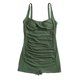 thumbnail image 4 of Gibobby Trajes de Baño Mujer Completo Trajes de baño de 1 pieza Trajes de baño de talla grande con pliegues Traje de baño frontal retro para mujer(Verde,M), 4 of 4