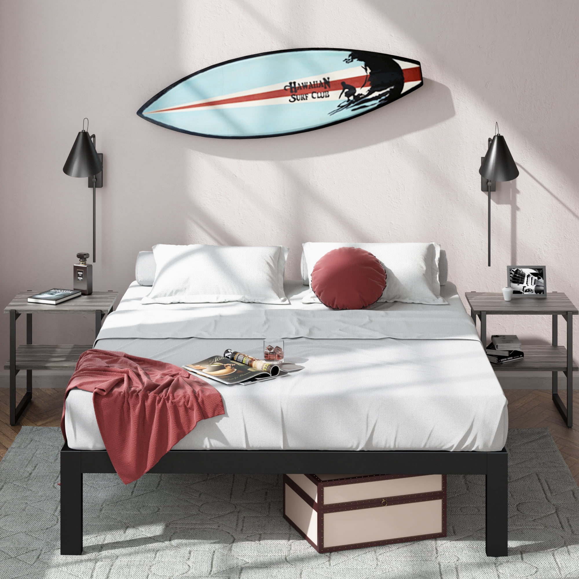 Zinus Lorrick 14" Metal Platform Bed Frame, Twin