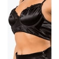 thumbnail image 2 of 2 Piece Bralette Crop Top Mini Skirt Adjustable Straps Lace Trim Nightwear Sleepwear Outfit, 2 of 7