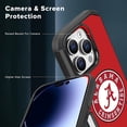 thumbnail image 5 of Apple iPhone 16 Pro (6.3) - Licensed NCAA University of Alabama Crimson Tide Logo on Red Textured Dual Layer Case, 5 of 5