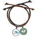 thumbnail image 1 of Blue Ocean natacion Dolphin patron Pulsera Cuerda Mano Cadena Cuero Dinero Pulsera Unbranded M, 1 of 2
