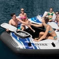 thumbnail image 4 of Intex 5 Seat Lounging Pool Float & 2 Seat Pool Tube Float w/ Cooler & Repair Kit, 4 of 9