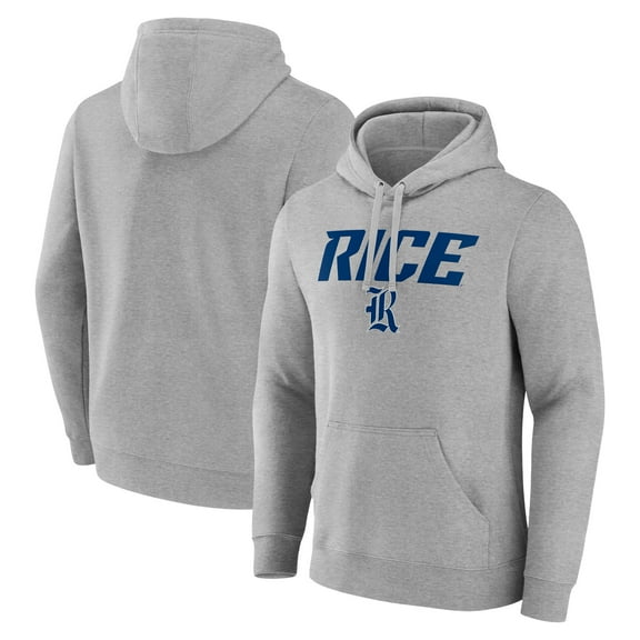 Men's Gray Rice Owls Campus Pullover Hoodie