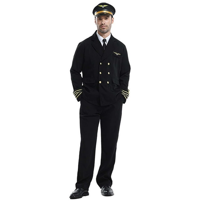 Liyamei Style Aviation Attendant For Role Playing Events And Themed Parties Black XL