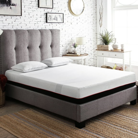 King 10" Memory Foam Mattress - Cooling Technology And Longevity Assurance 10 Inch Soft For A Peaceful Night
