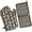 White Poodle Dog, variant on Siberian Husky Kitchen Oven Mitt and Pot Holder Sets 2 Pcs for Baking, Cooking and Grilling, Heat Resistant Up To 392 °F