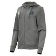 thumbnail image 2 of Women's-Antigua  Heather Charcoal New York City FC Fleece Full-Zip Seeker Hoodie, 2 of 3