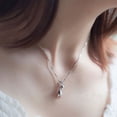 thumbnail image 2 of Colliers pour Femmes Amoureuse des Chats Clavicule Pendentif en Argent, 2 of 5