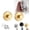 Gold 2PCS, variant on CLIQKWEN 2026 Upgraded No-Drill Suction Cup Hooks, Stainless Steel Shower Hooks for Bathroom, Perfect for Hanging Towels on Glass Shower Doors, Tile & Mirrors