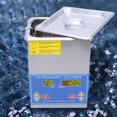 thumbnail image 2 of 2L Stainless Steel Ultrasonic Cleaner with Digital LED Timer Heater for Jewelry GlassesUK 200-240V, 2 of 5