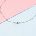 thumbnail image 3 of 2024 Stainless Steel 26 English Letters Necklace Perforated Pendant Necklace Jewelry Non-Fading 45cm (Y,45CM(MZ022)), 3 of 5
