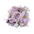 thumbnail image 3 of Boda Bouquet Bouquet Rose Flowers Centro de adornos de adornos de Browet Bouquet para la fiesta Home Día de San Valentín Violeta, 3 of 8