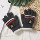 thumbnail image 1 of Guantes de invierno para niños con forro interior de doble capa, resistentes al frío y al calor, guantes de punto necesarios para viajar y jugar, 1 of 6
