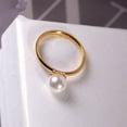 thumbnail image 5 of Gold-plated Pearl Ring Simple Special-interest Design, 5 of 6