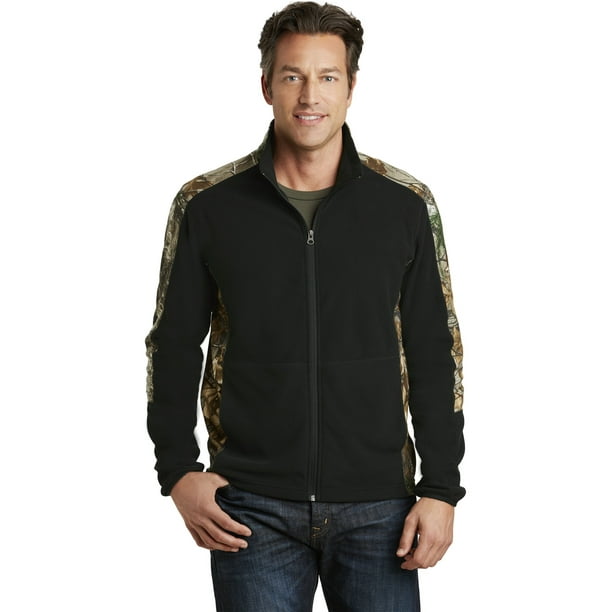 Chaqueta Port Authority® Camouflage Microfleece con cremallera completa. F230C Autoridad Portuaria F230C