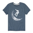 thumbnail image 2 of Instant Message - Moon Skateboard -YOUTH SHORT SLEEVE TEE-M, 2 of 6