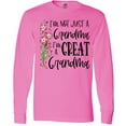 thumbnail image 3 of Inktastic I'm Not Just a Grandma, I'm a Great Grandma Flowers Long Sleeve T-Shirt, 3 of 5