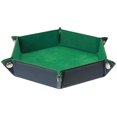 thumbnail image 2 of 2-3 del paquete Bandeja almacenamiento plegable Soporte de almacenamiento de escritorio Verde 2 piezas Yotijar Organizador de bandeja hexagonal de dados, 2 of 9
