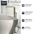 thumbnail image 4 of Grohe 23 491 A Essence Floor Mounted Tub Filler - Nickel, 4 of 7