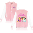 thumbnail image 3 of Chaqueta de béisbol de princesa Blancanieves para hombres y mujeres, chaquetas de estilo hip hop y Harajuku, ropa de calle para niños y niñas, abrigos universitarios holgados, 3 of 5