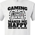 thumbnail image 4 of Inktastic Gaming Makes Me Happy T-Shirt, 4 of 5