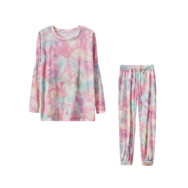 Qarigey Conjunto de sudadera transpirable con costuras finas adecuado para cualquier ocasión Conjunto de sudadera de manga larga conjuntos de ropa rosa SG
