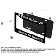 thumbnail image 3 of 2PC If You're Reading This,You're Too Close!! License Plate Prame Aluminum Rust-Proof Auto Parts License Plate Decorative Screws Fit Standard 2 Holes  U.S. License Plate, 2.2x 6.3 Inch, 3 of 7