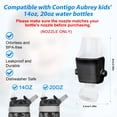 thumbnail image 2 of 6pcs Replacement Spout for Contigo Aubrey, Silicone Water Bottle Mouthpiece Replacement Lid Parts Mouth Piece Accessories for Contigo Water Bottle 14oz/20oz for Kids (Spout Only), 2 of 7