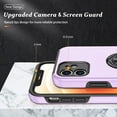 thumbnail image 4 of Entronix Case Designed for Apple iPhone 11 Heavy Duty Case with Built-in Kickstand, Dual Layer Protection with Rotating Holder Ring, Sturdy Case for Apple iPhone 11, Purple, 4 of 6