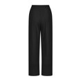 thumbnail image 6 of cllios Prime Clearance Womens Plus Size Cotton Linen Pants Summer Elastic Waist Pant Casual Flowy Drawstring Comfy Trousers Lightweight Beach Pants, 6 of 6