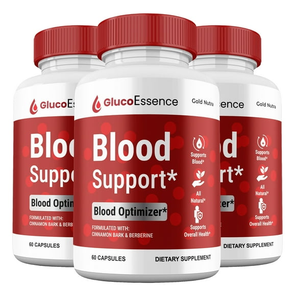 Gluco Essence Capsules, Glycogen Support, GlucoEssence Supplement Pills, Maximum Strength All Natural, 30 Day Supply (3 Pack)