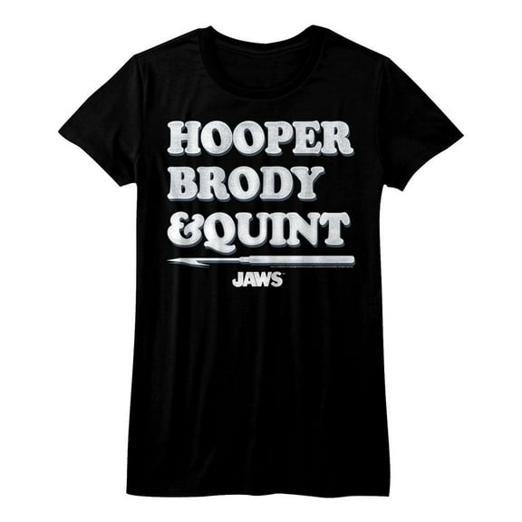 Jaws Orca Crew Black Junior Women's T-Shirt