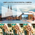 thumbnail image 4 of 4K Digital Camera Autofocus for Photography 48MP 4K Cameras for YouTube 16X Digital Zoom Vlog Camera with 32GB SD Card, 4 of 11