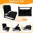 thumbnail image 3 of LIFERECORD Foldable Stadium Seat Chair with Back Support, Portable Bleacher Seat for Sports Games, Concerts, Parks - 225 lbs Capacity, Waterproof 600D Oxford Fabric, Dual Carry Options, 3 of 8