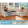 thumbnail image 4 of Intex Inflatable Corner Living Room Neutral Sectional Sofa 68575EP (2 Pack), 4 of 6