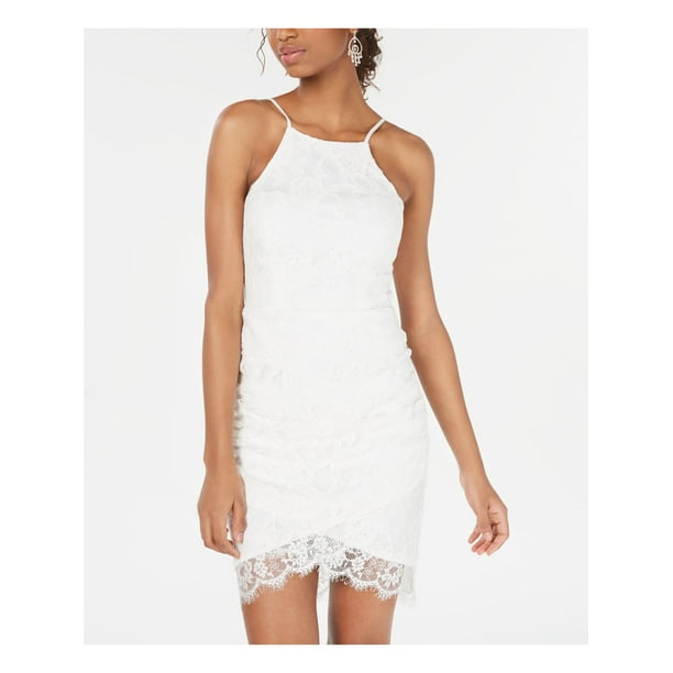 Speechless Womens White Lace Spaghetti Strap Halter Short Body Con Cocktail Dress Size L Walmart Com Speechless Womens White Lace Spaghetti Strap Halter Short Body Con Cocktail Dress Size L Walmart Com