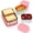 Pink, variant on Vesteel Stainless Steel Lunch Container Set, Leak Proof Bento Box with Silicone Lids, Portable Metal Lunch Box for School and Daycare(25OZ + 8OZ*2), Orange